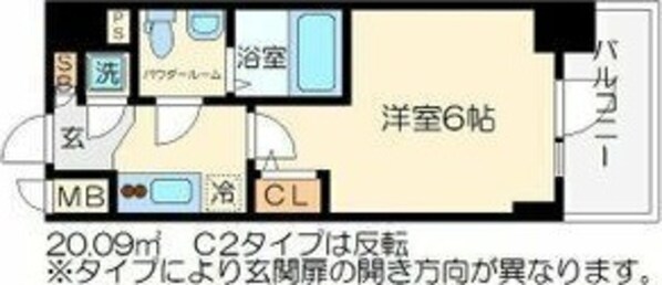 十三駅 徒歩7分 8階の物件間取画像